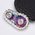 Miniatyrbilde 3 av 5: Sykkelkjede Gir Fidget Spinner Metall Tannhjul Kjede Fidget Dekompresjonsleke 2024 multicolor