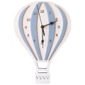 Miniatyrbillede 1 af 5: Nordisk Stil Børnetegning Varmtluftballon Ur Lydløs Ur Vægur Unikke Gaver Hjem De