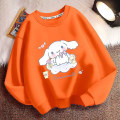 Miniatyrbilde 5 av 5: Nye søte Sanrio-barnehodies Kawaii Anime Tegneserie Cinnamoroll Gutter Jenter Bomullsgenser Høst Barn Pullover Gaver 160(145-160cm) black xiaoxiong