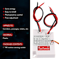 Miniatyrbillede 4 af 5: 12V 24V PIR Bevægelsessensor Switch IR Infrarød Menneskelig Induktion Tidsforsinkelse Relæ Switch Gang LED L