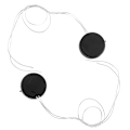Miniatyrbilde 1 av 5: 2 stk 2 x CR2032 Runde Myntknapper Batteriholder Oppbevaringsboks Mini Adapter