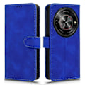 Miniatyrbild 1 av 5: Läderfodral för ZTE Blade A75 5G - Hudkänsla, Anti-Drop, Plånboksdesign, Flip-Cover - Grön Multicolor Blue