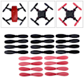 Miniatyrbillede 4 af 5: 20 Stykker Mini Drone Propeller RC Drone Blad til HS190 RC Drone Model (C)