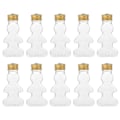 Miniatyrbild 2 av 3: 10 st Pepparkaksflaskor Julgranshänge Transparenta Flaskor Tomma Påfyllningsbara Flaskor