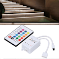 Miniatyrbillede 4 af 5: 24 Taster Smart LED Fjernbetjening RGB Trådløs Controller 16 Farver 4 Lysmønstre DC 5v24v Til Tuya4 Vej