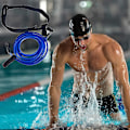 Miniatyrbild 3 av 5: Justerbart simningsbälte för pool, simmotståndsbälte, simningsbälte för poolhängande träning, bungee simmotstånd (C)