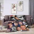 Miniatyrbild 4 av 5: Theo James Filt Pläd - Supermjuk Mikrofiberfilt, Varm och Mysig Plush Present för Rum, Soffa, Kontor, Säng, Bil, Camping, Soffan, Strand