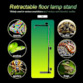 Miniatyrbillede 4 af 5: Reptil Lampeholder Med Justerbar Base, Metal Gulvlampeholder Til Habitat[C]
