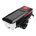 Miniatyrbillede 1 af 5: Cykellys USB Genopladeligt Forlygte med Horn LED Mountainbike Lys Klokke Advarselslys