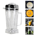 Miniatyrbild 2 av 4: Transparent Blenderbehållare med blad för Vitamix Blender, 64oz