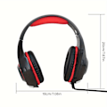 Miniatyrbild 5 av 5: QuantumX Spelheadset - Kristallklart Brusreducerande Mikrofon, Upplevelserik Djup Bas Stereo Ljud - Perfekt för PS4, PS5, Xbox One, Switch, PC