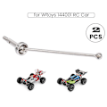 Pikkukuva 2 / 5: 2x Metalliosat Sopivat WLtoys 144001 2kpl Etuvetoakseli (C)