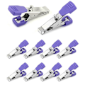 Miniatyrbilde 1 av 5: Veterinær Elektrode Klips, 10-pakning Universal Nøyaktig EKG/ECG Lem Klips Multifunksjons Klemme Adapter