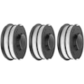 Miniatyrbillede 1 af 4: 3 stk. Trimmerspoler til Einhell GC-ET 4530 RTV 400, RTV 550, RTV 550/1 Trimmerhoveder (C)