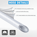 Miniatyrbillede 3 af 5: PVC Glat Bruseslange 3m, acsergery Jatiler Universal Udskiftningsbruseslange