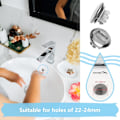 Miniatyrbild 2 av 5: 4 stycken Sänkhålstäckning Dekorativ Sänkhålstäckning Sänkhålstopp Sänkhålstäckning Används för Badrum, Toalett, Köksbänk