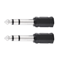 Pikkukuva 1 / 2: Audioadapterimuunnin uros 6,5 mm - naaras 3,5 mm F-36