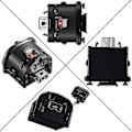 Miniatyrbild 5 av 5: 2 Motion Plus Adapter Sensor för Wii Fjärrkontroll, Motion Plus Adaptor Accelerator Ersättning för Wii Motion Plus Adapter Black