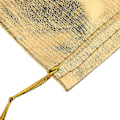 Miniatyrbillede 3 af 4: 50 Stk. Organza Poser Bryllupsgave Snøre Smykketaske Gavepose Guld (C)