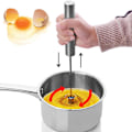 Miniatyrbild 5 av 5: Rostfritt Stål Kök Halvautomatisk Rotation Handhållen Äggvisp Mixer Vispa Matlagningsverktyg (FCC)