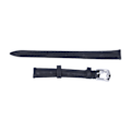 Miniatyrbilde 2 av 5: Remme for klokke med spenne, unisex, erstatning, reservedeler, tilbehør, svart 24 mm / 0,94 tommer [C]