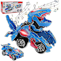 Miniatyrbild 1 av 4: Transformerande Leksaksfordon Transformerande Bil, Automatisk Transformerande Bil Blue