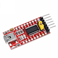 Miniatyrbilde 3 av 5: FT232RL FTDI Mini USB til TTL Seriell Konverter Adapter Modul 3.3V 5.5V FT232R (FCC)