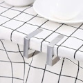 Miniatyrbilde 3 av 5: Stor 8 x 7 cm dukklips i rustfritt stål, pakke med 8 (C)