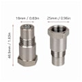 Miniatyrbillede 4 af 5: 2x O2 Simulator Probe Lambda Sensor Bil Lambda Eliminator Spacer Metal Kat Lambda (HYYC)