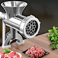 Miniatyrbillede 2 af 3: Kødhakker, Manuel Husholdnings Aluminium Legering Kværn Maskine Pølse Kødhakker Peber Krydderi Kværn Maskine Med Pølse Fyldning Rør, Mad Kværn