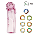 Miniatyrbilde 5 av 5: Air Water Up Vannflaske - 650ml - Inneholder 7 Smaker - Camping Sport Gradert Blå