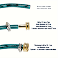 Miniatyrbillede 5 af 5: 3-pak Premium Messing Havevandsslange Reparationsfittings med Heavy-Duty Rustfrit Stål Klemmer - Holdbar 1/2\" Hun-Gevind 1.18in/3cm og 3/4\" Han-Gevind