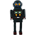 Miniatyrbild 1 av 4: Retro Robotfigur i Resin, Dekorativ Robotmodell, Nyhet Robotmodellering Ornament