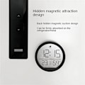 Miniatyrbild 5 av 5: LED Digital Väggklocka Temperatur Luftfuktighet Datumvisning Elektronisk Bordväckarklocka för Kök Studie Kylskåp B