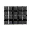 Miniatyrbillede 1 af 5: 20 stk. DSA Profil 1U 1X Ugraverede PBT Blanke Tastkapper til Mekanisk Tastatur Black