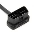 Miniatyrbild 4 av 5: OBD2 Han till Hona Vinkelrät Diagnostisk Förlängningskabel 60CM med Strömbrytare OBD-Växlingskabel Black