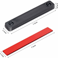 Miniatyrbilde 3 av 5: Magnetisk Myggnettvindu, Magnet for Myggnett, Fast Myggnettvindu, Ingen Boring Kreves, Svart+Hvit (12 stk)