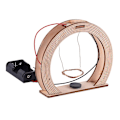 Miniatyrbild 3 av 5: Trä DIY Vetenskap Elektromagnetisk Gung Leksak Experiment Kit för Barn (C)