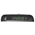 Miniatyrbillede 1 af 5: Bils ure med natdisplay termometer Auto Intern Stick-on Digital ur Solcelled 24-timers bilur