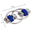 Miniatyrbillede 4 af 5: Flippy Kæde Fidget Legetøj, Uendelig Flip Kæde Dekompression Stress Reducer Lindre Kreativ Stress Reducer Kæde Legetøj (C)