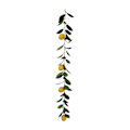 Miniatyrbillede 1 af 5: Kunstig Citronkrans Til Hjemmedekor - Realistisk Frugtmodel Rattan Vine[C] Yellow A2