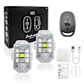 Miniatyrbillede 1 af 5: Pursuit Underglow X Pvrsvit Bil Lys Trådløse LED Strobe Lys Lager Two lamp with remote control