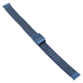 Miniatyrbilde 5 av 5: Flettet rustfritt stål armbånd i mesh, fleksibelt erstatningsarmbånd for klokke, tilbehør for menn og kvinner, blå, 0,79 tommer [C]