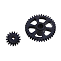 Miniatyrbild 4 av 5: Reduktionsväxel + Motorväxel för Wltoys A949 A959 A969 A979 K929 RC Bil (C)