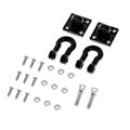 Pikkukuva 2 / 5: 3x2x Metalliset RC-auton vinssisakkelit 1/10 Axial SCX10 D90 Rock Crawler -autoihin, musta (C)