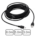Miniatyrbillede 1 af 5: 10 Ft PS3 USB Kabel Controller Opladningsledning til 3 Trådløse DualShock CECHZC2U Joystick Data Synkronisering