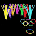 Miniatyrbild 2 av 5: 100 Lysstavar i Bulk - Glow-in-the-Dark Partypaket med 8\" Lysstavar