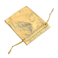 Miniatyrbillede 2 af 4: 50 Stk. Organza Poser Bryllupsgave Snøre Smykketaske Gavepose Guld (C)