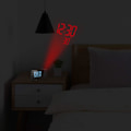 Miniatyrbillede 2 af 5: LED projektionsur, digital vækkeur indendørs temperaturprojektion
