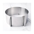 Miniatyrbild 5 av 5: Justerbar Bakform i Rostfritt Stål - 20 cm Hög Bakform för Enkel Bakning[C] silver